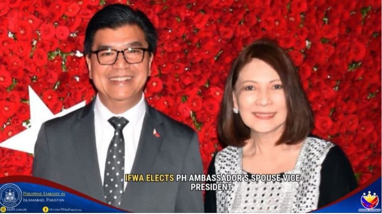 IFWA elects Philippine envoy's spouse as new vice president
