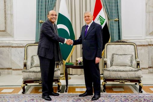 President Zardari seeks deeper economic ties with Iraq
