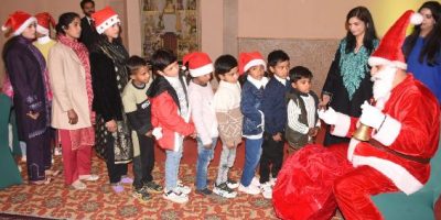 Serena Hotel hosts festive tea party for charity school children