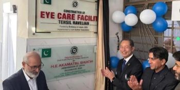 Japanese ambassador opens new eye surgery centre in Havelian