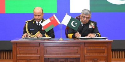 Pakistan, Oman navies sign information sharing deal to boost security