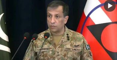 ISPR chief blames 'political-terror nexus' for spike in terrorism in KP