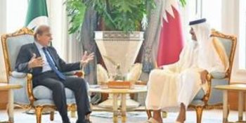 PM Shehbaz, Qatar's Amir discuss bilateral ties, Middle East