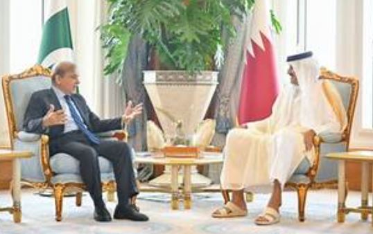 PM Shehbaz, Qatar's Amir discuss bilateral ties, Middle East
