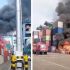Fire erupts at Karachi Port’s KICT terminal, engulfs 20 containers