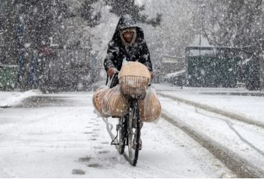 Long-awaited first snowfall brings relief to water-scarce Kabul