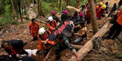 Indonesia landslide death toll rises to 17, dozens missing