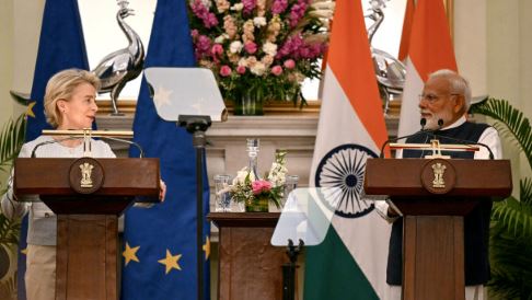 Antonio Costa in New Delhi EU, India to have a free trade pact