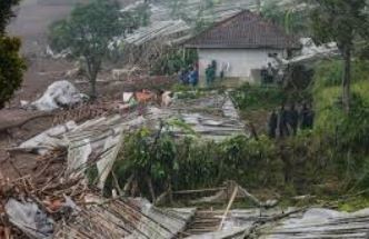 Indonesia landslide kills eight, more than 80 missing