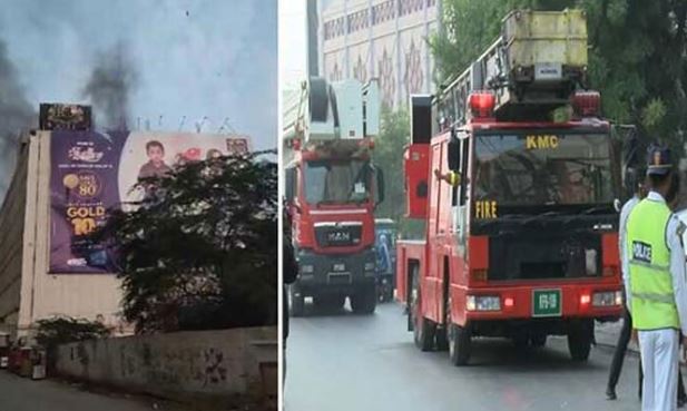 Six dead, 60 missing in Gul Plaza fire; Sindh CM promises compensation