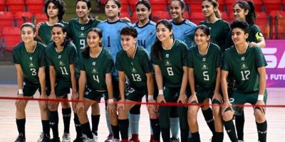 Green Shirts Clinch Pakistan’s First-Ever Women’s Futsal Victory