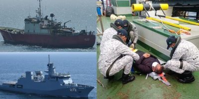 Pakistan Navy evacuates Sri Lankan sailor in high-seas rescue