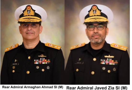 Pakistan Navy Promotes Two Officers to Rank of Rear Admiral