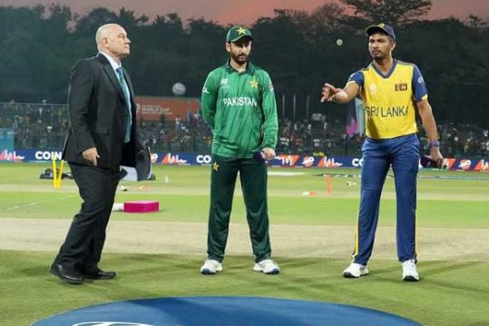 T20 World Cup: Sri Lanka win toss, opt to bowl first against Pakistan