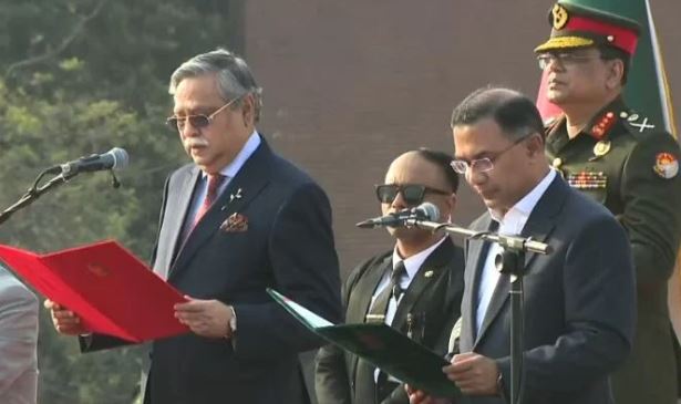 Tarique Rahman sworn in as Bangladesh's PM after landslide election victory