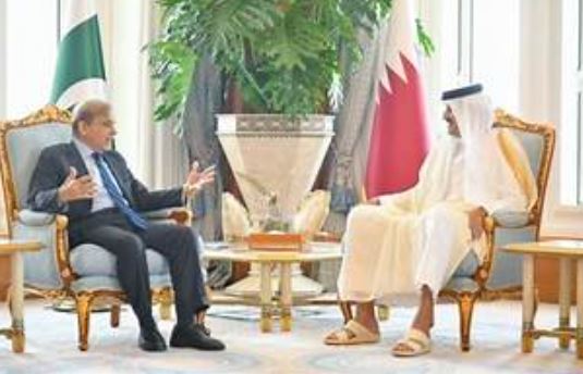 Shehbaz, Qatar Amir Pledge to Strengthen Fraternal Relations
