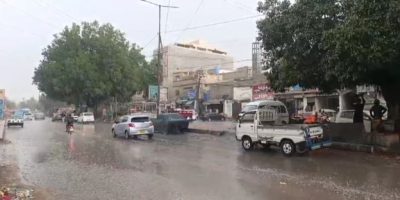 Weather turns pleasant as parts of Karachi receive hail, rain