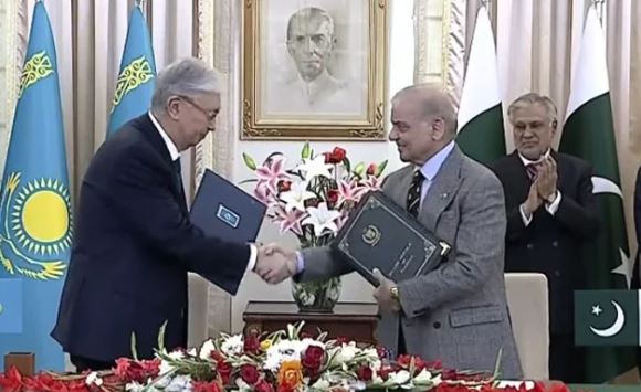 PM Shehbaz eyes $1bn trade volume as Pakistan, Kazakhstan ink over 30 MoUs