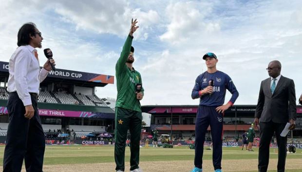 Pakistan off to stable start in crucial T20 World Cup match agiasnt Namibia