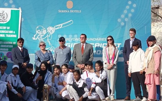 Hearing impaired girls shine at month long cricket coaching program in Islamabad