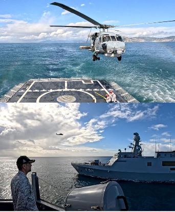 Pakistan Navy Ship KHAIBAR joins Türkiye Naval drills