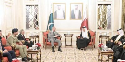 PM Shehbaz meets Qatari counterpart to boost ties