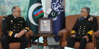 Azerbaijan's Rear Admiral Mammadov visits Naval Headquarters