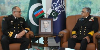 Azerbaijan's Rear Admiral Mammadov visits Naval Headquarters