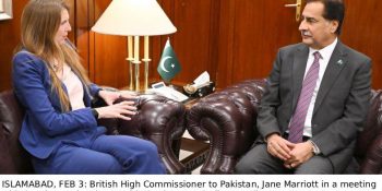 UK envoy, NA Speaker exchange views on bilateral ties