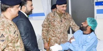 CDF Munir, Balochistan CM visit hospital, commend injured security personnel