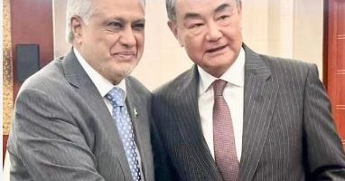 Dar, Wang Yi discuss regional tensions via phone