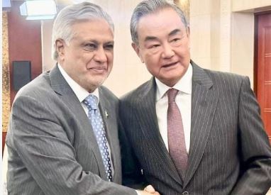 Dar, Wang Yi discuss regional tensions via phone