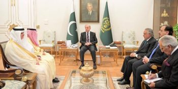 Saudi Foreign Minister meets Prime Minister Shehbaz