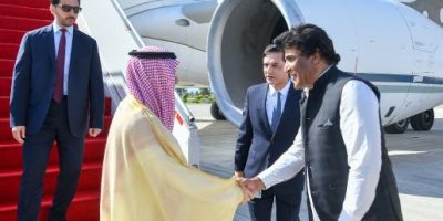 Saudi foreign minister arrives in Islamabad ahead of quadrilateral huddle