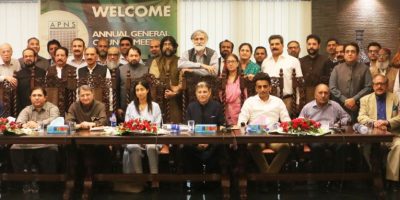 Sarmad Ali again elected as President of APNS