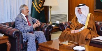 Saudi Envoy Calls on Deputy PM Ishaq Dar