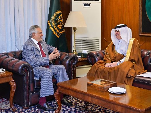 Saudi Envoy Calls on Deputy PM Ishaq Dar