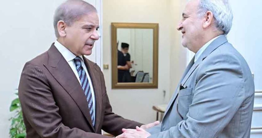 PM Shehbaz, Iranian envoy discuss peace efforts