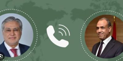 Pakistan, Egypt FMs discuss latest regional developments