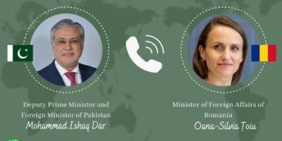 Romania appreciates Pakistan’s role in facilitating recent Islamabad Talks