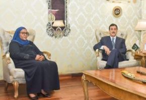 Rwandan High Commissioner calls on Syed Yousuf Raza Gilani