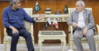 Mohsin Naqvi meets Iranian envoy