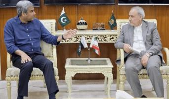 Mohsin Naqvi meets Iranian envoy