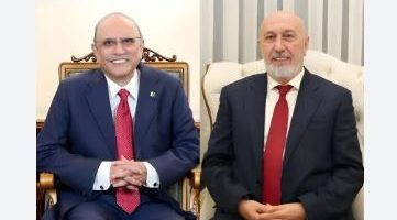 President Zardari congratulates Nizar Amidi on election as President of Iraq