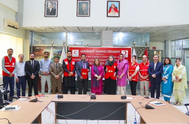 PRCS, Turkish Red Crescent sign flood cash aid agreement