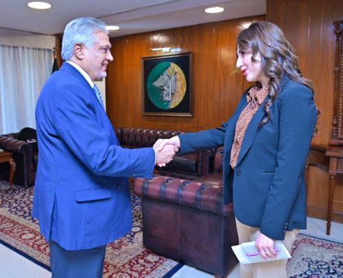 Dar, US chargée discuss engagement between America and Iran