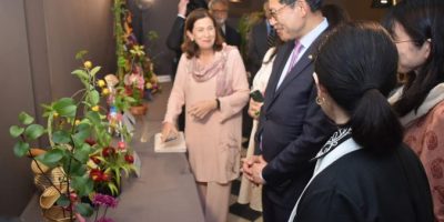 Japanese ambassador opens Sogetsu Ikebana spring exhibition