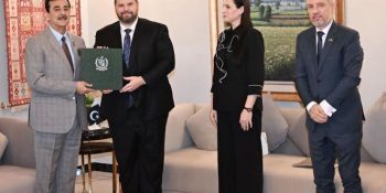 Romanian envoy Presents Choral Arrangement of Pakistan’s National Anthem Senate Chairman