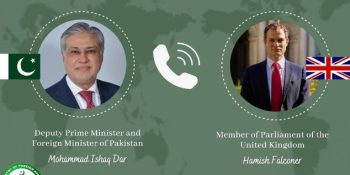 UK Minister appreciates Pakistan’s peace, dialogue efforts