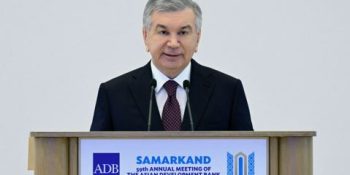 Address by the President of the Republic Uzbekistan Shavkat Mirziyoyev at the 59th Annual Meeting of the Board of Governors of the Asian Development Bank
